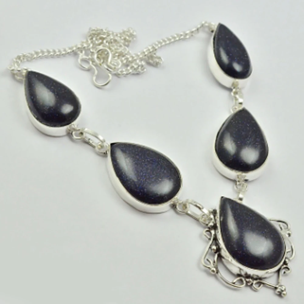 

Серебристое ожерелье Sun Stone, покрытое медью, 50 см, N2981