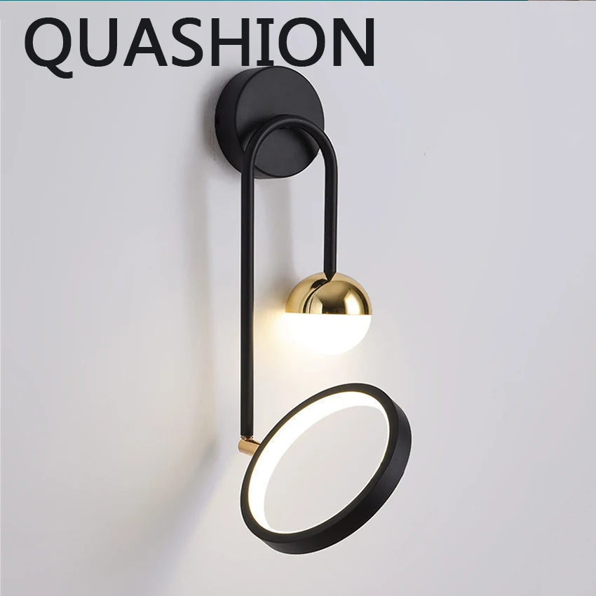 

Creative Wall Lamp Nordic LED Bedroom Adjustable Wall Lights Indoor Aisle Living Room Decors Sconce New Home Decor Lighting бра