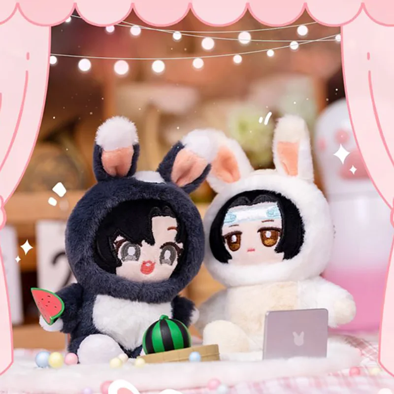 

Кукла аниме Mo Dao Zu Shi, основатель дьявольского Вэй усян Lan Wangji, плюшевая подвесная игрушка, мягкая набивная кукла, подарок для детей, 16 см