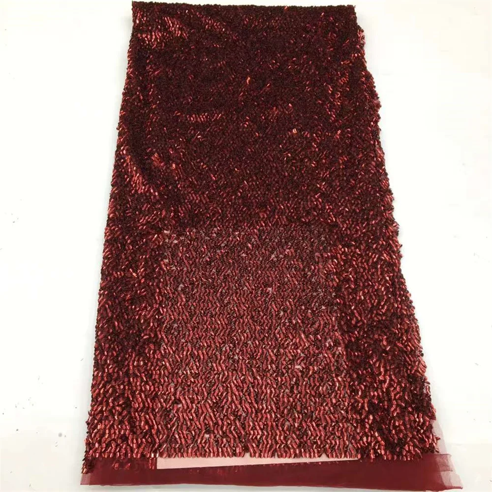 Новинка 2024 Роскошная французская вышивка кружевная ткань для жениха африканская