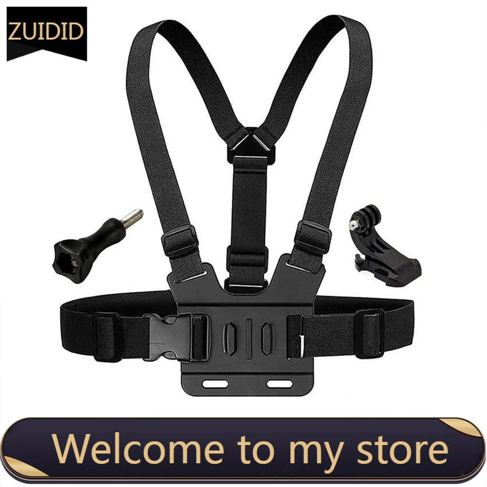 

Adjustable Harness Chest Strap Head Strap Belt Gopro Hero 11 10 9 8 7 6 5 4 3+ Camera Xiaomi Xiaoyi SJCM SJ4000 SJ5000 Accessory