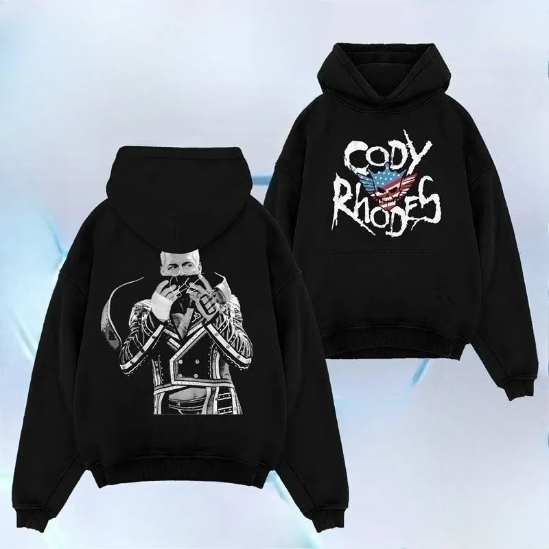 Худи Cody Rhodes: винтажный мерч, унисекс, хип-хоп, спортивный пуловер, толстовка (art.: 3920db436d545) - 3920db436d545