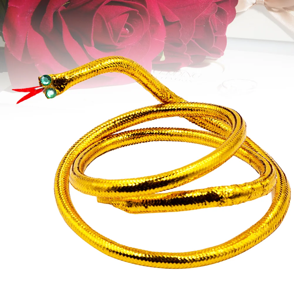 

Egyptian Costume Headband Golden Snake Headwear Headdress Cosplay Masquerade Accessories Cleopatra