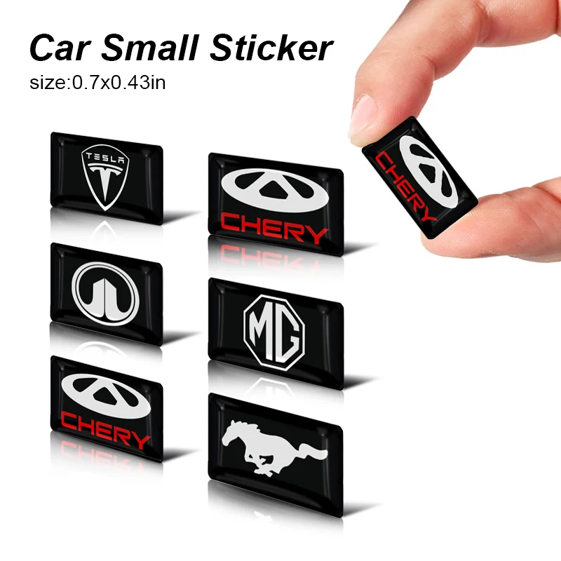 

10pcs Car 3D Epoxy Stickers Decals Small Drop Glue for Skoda Octavia Rapid Kodiaq Karoq Fabia Kamiq Superb Derivative