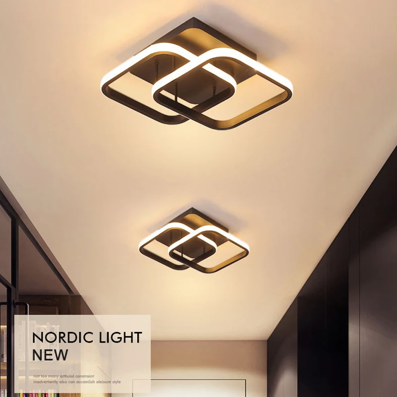 Luzes de Teto do Corredor Iluminação para Casa Montado para o Quarto Moderno Superfície Sala Estar Corredor Luz Luzes Varanda Led