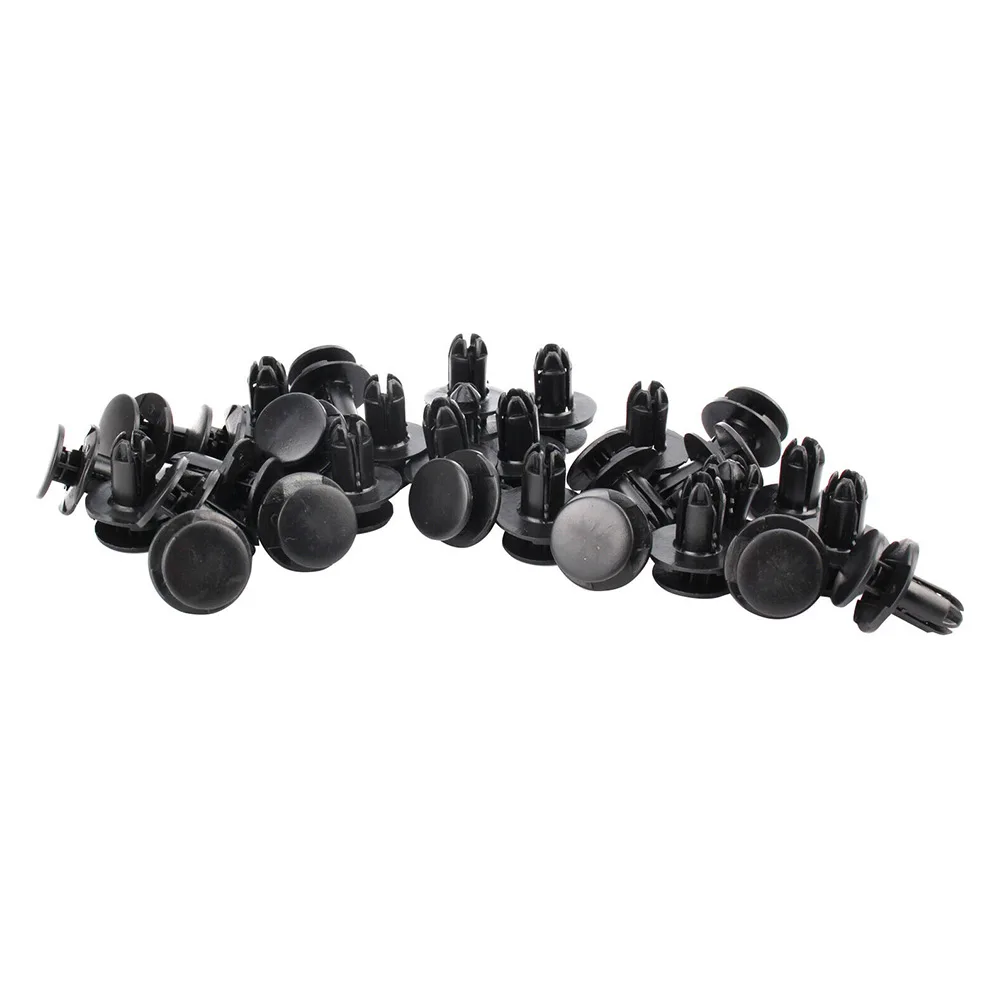 

For Hyundai 10x Retainer Clips Push In Type 1420608250B 86590-28000 865952T500 Black Head Diameter 18mm Length 14mm