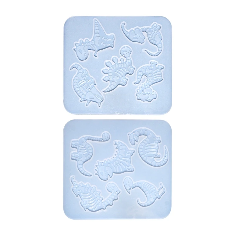 Череп динозавра брелок формы Хэллоуин динозавр силиконовая форма животное