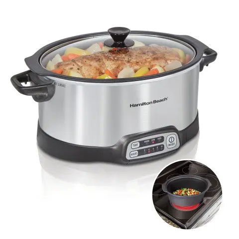 

6-Quart Stovetop Sear & Cook Slow Cooker 33662