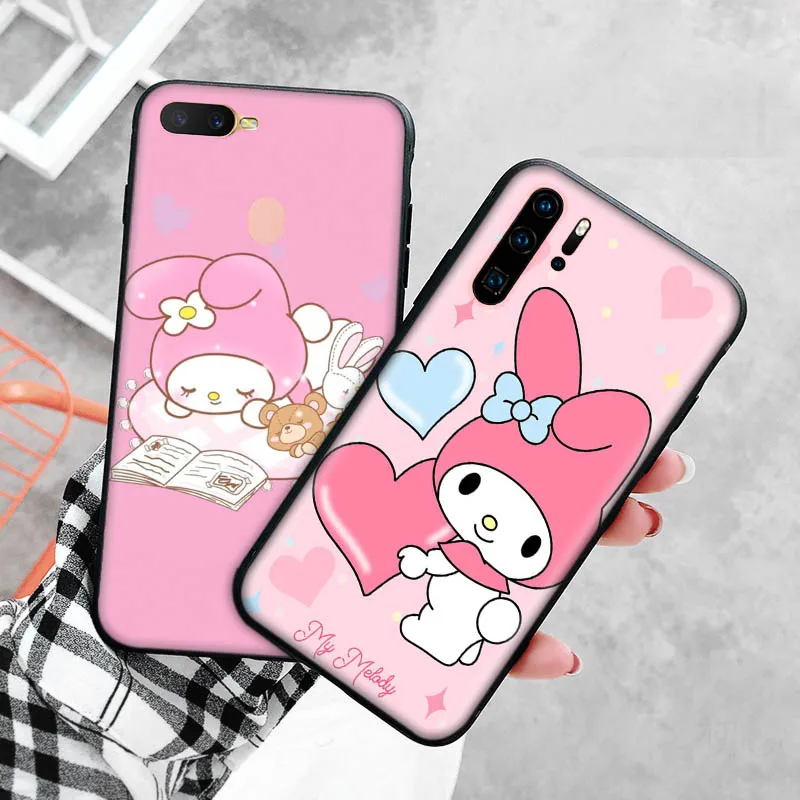 B-15 Kawaii Melody Soft чехол для Realme Narzo 20 30A 50i Q V11 V11S X Lite 9i XT 8 pro 8i C21 C21y C17