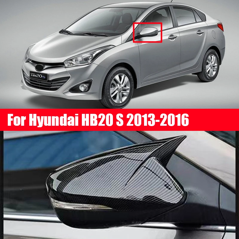 

Корпус фабс, покрытый узором из углеродного волокна для изменения дьявольского угла для Hyundai HB20 HB20S 2013-2016