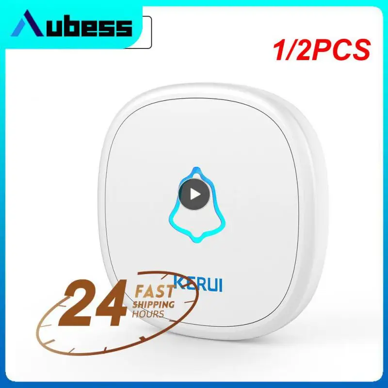 

1/2PCS Waterproof Touch Doorbell Button Wireless SOS Emergency Button 433MHz Alarm Accessories For KERUI Doorbel Alarm System