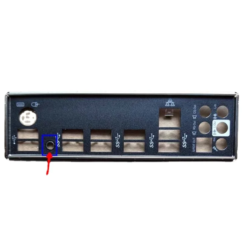 

IO Shield Back Plate BackPlate Blende Bracket Bezel Motherboard Baffle for MSI X99S SLI Krait Edition