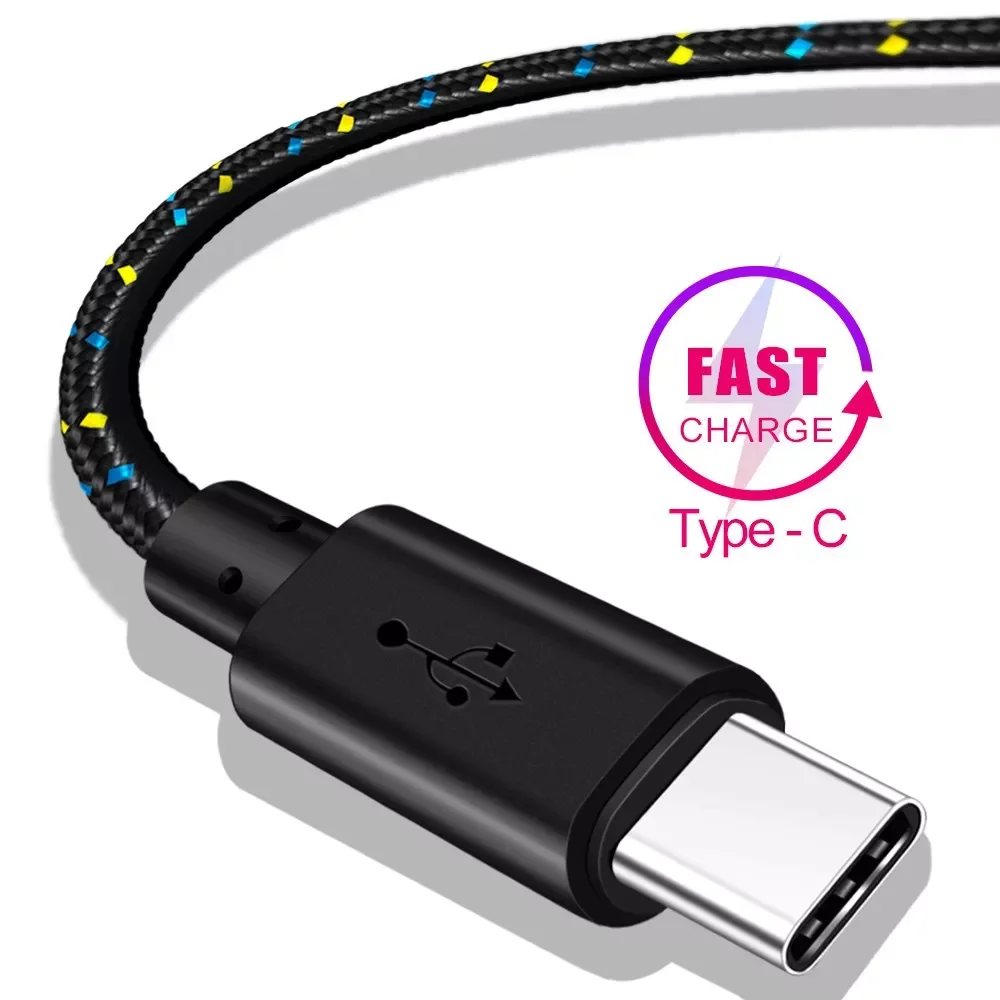 

2022 Trend USB C Fast Charging Cable USB Type-C Wire For Huawei P30 Pro Type C Charger Cable for Redmi note 8