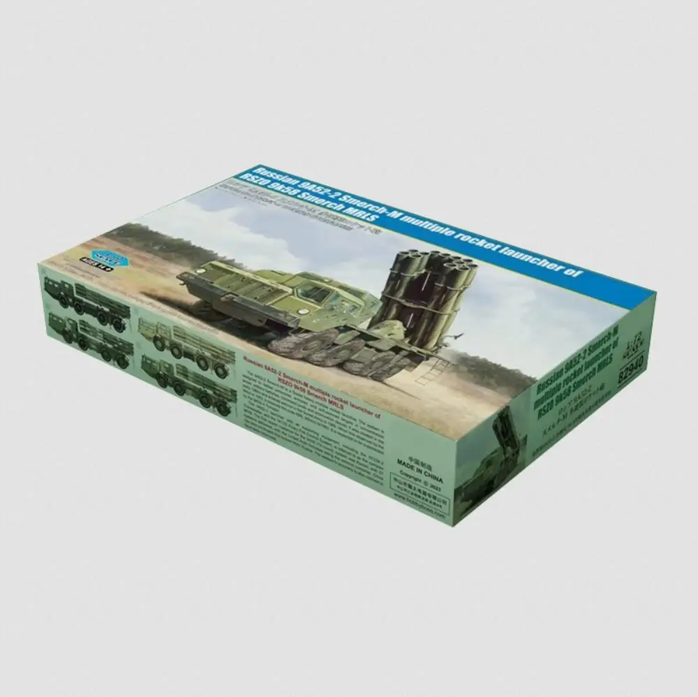 Hobbyboss 82940 масштаб 1/72 русский 9A62-2 телефон с несколькими ракетками RSZO 9K58 MRLS