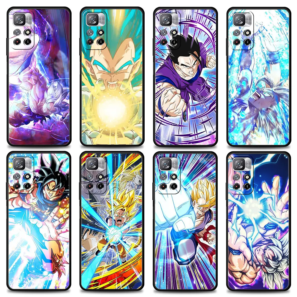 

Phone Case For Xiaomi Redmi 9c 9 k40 9A 10 8 7A Note 9S 9 10 8 11 Pro Plus 7 8T 9T 11T 5G Cover DBZ Goku GT Super Saiyan TUR