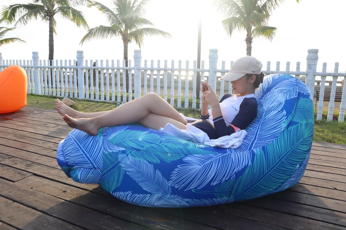 Надувной шезлонг диван ленивый воздушный надувной пляжное кресло лучше всего
