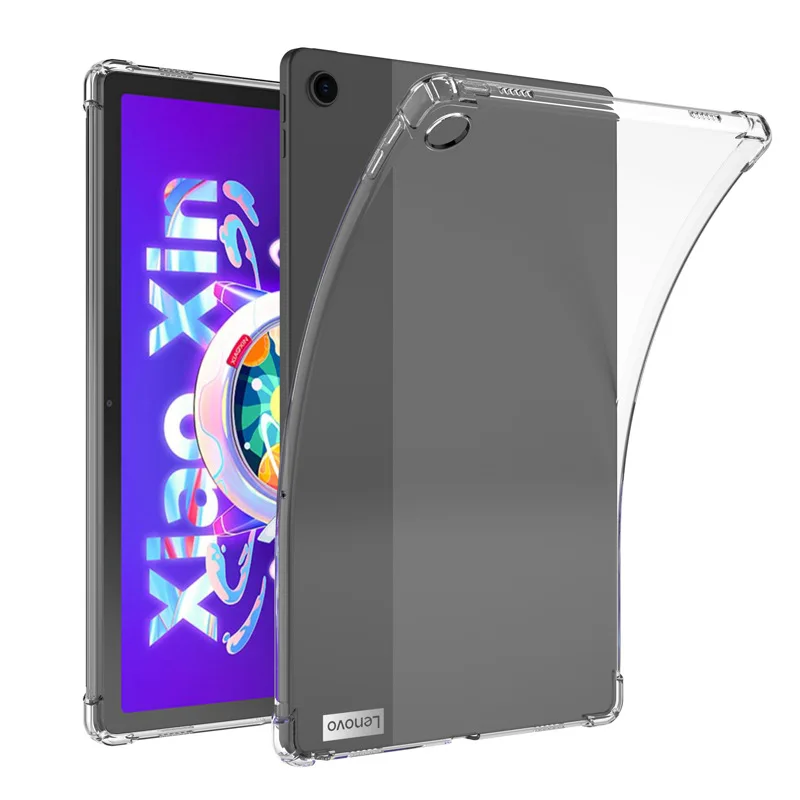 

4 Air Bags Shockproof Funda For Lenovo Tab M10 Plus Gen 3 Case TB125FU TB128XU Transparent TPU Cover For Xiaoxin Pad 2022 10.61"