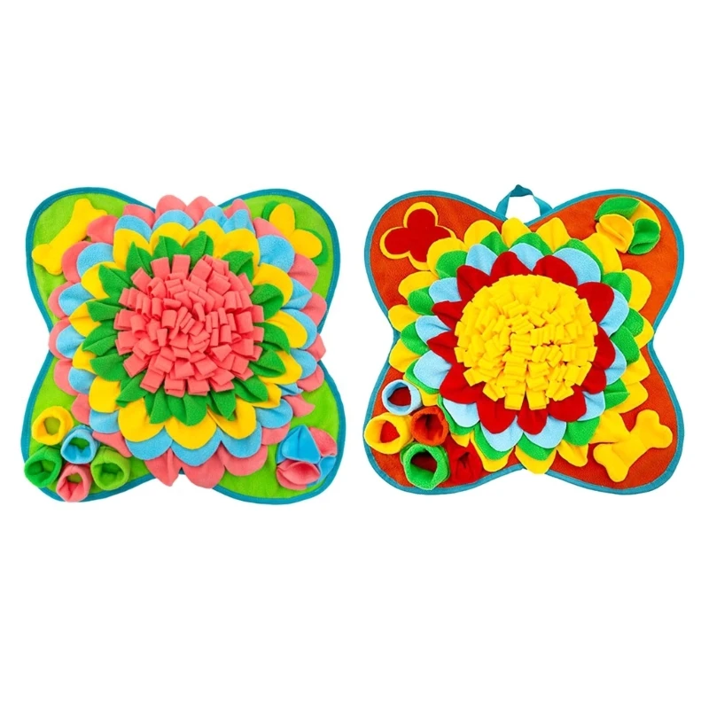 Интерактивный коврик для нюхания домашних животных медленного кормления собак