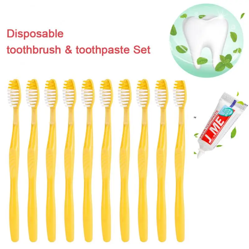 

Одноразовая зубная щетка и бытовая портативная моющаяся щетка для путешествий кемпинга гостиницы стоматологических комнат одноразовая Чистка полости рта