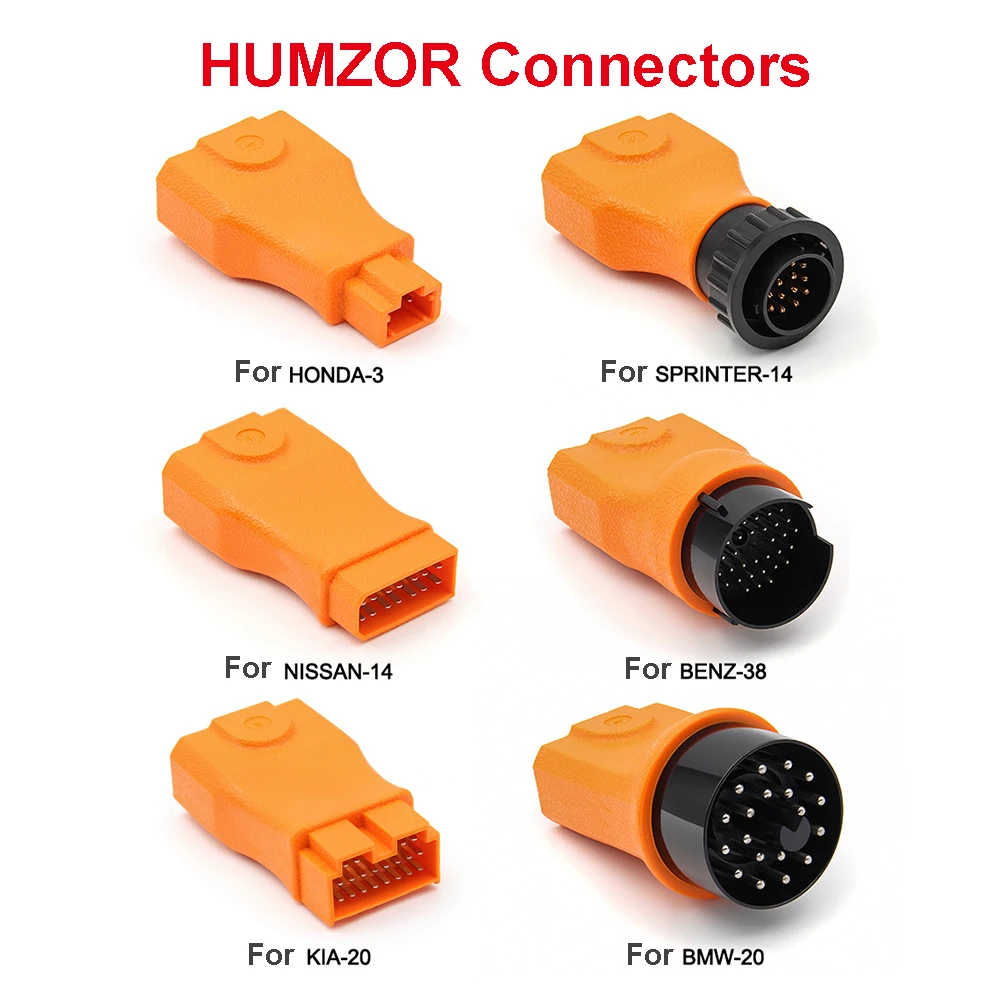Соединители для NexzSYS и NexzDAS 6 видов OBD к OBD2, автомобильный диагностический соединитель для BMW, Benz, HONDA, Sprinter