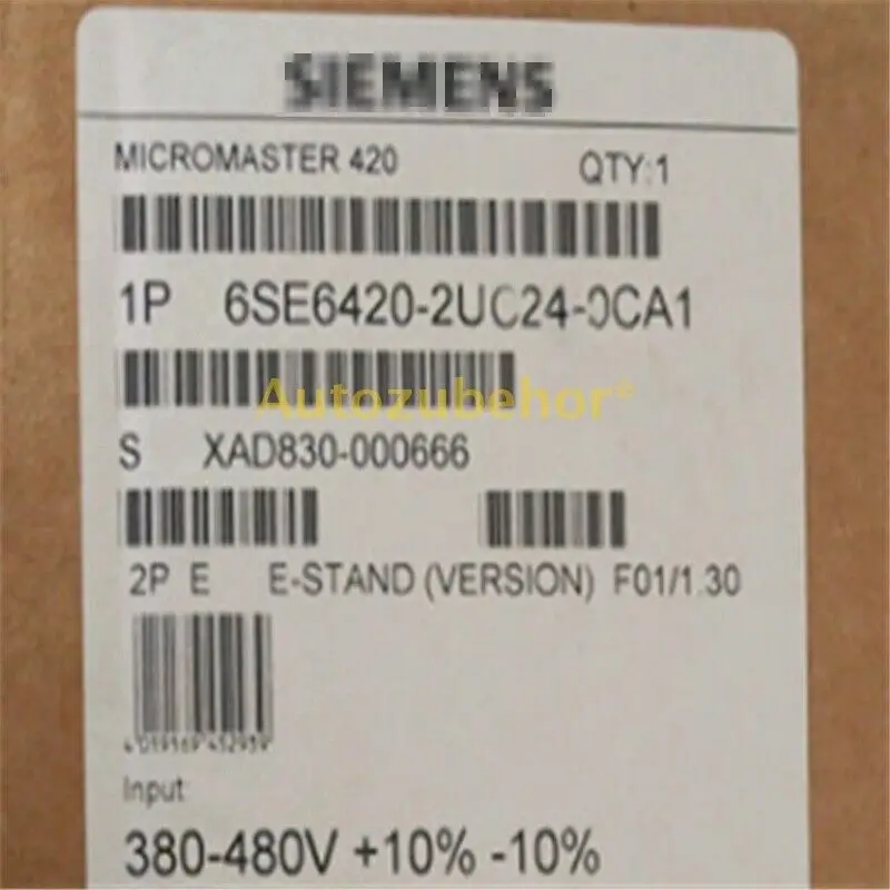 

Инвертор 6SE6420-2UC24-0CA1 MM420 фильтр 6SE6 420-2UC24-0CA1