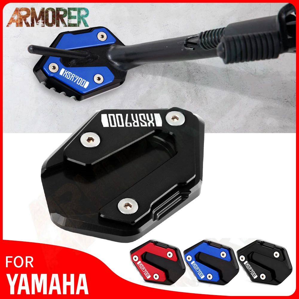 

For YAMAHA XSR900 XSR 900 CNC Kickstand Enlarge Plate Side Stand Extension Pad Motorcycle Accessories 2016 2017 2018 2019 2020