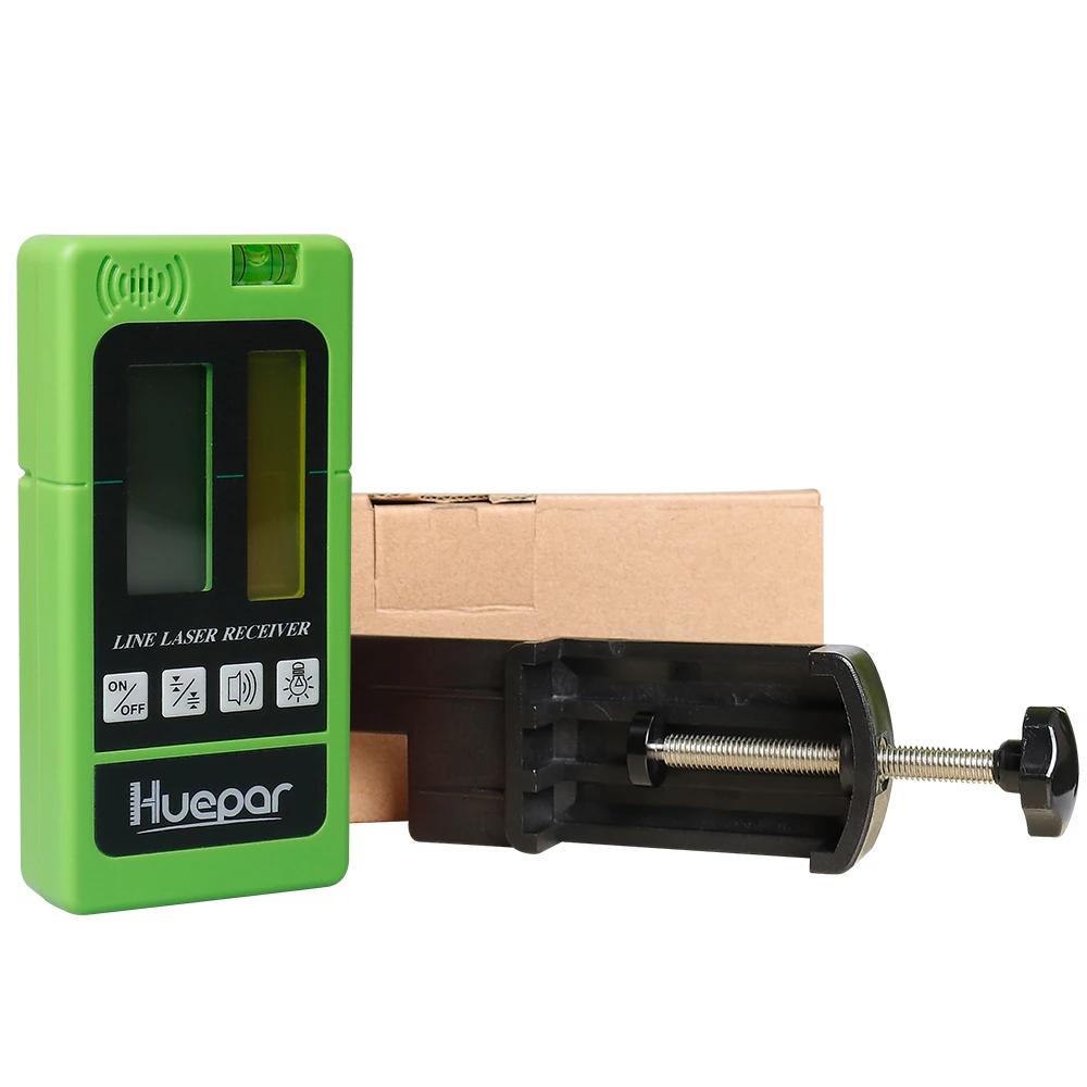 

huepar LR-5RG Electronic Leveling Vertical Horizontal Lines for Red Green Beam Laser Level Receiver Detector