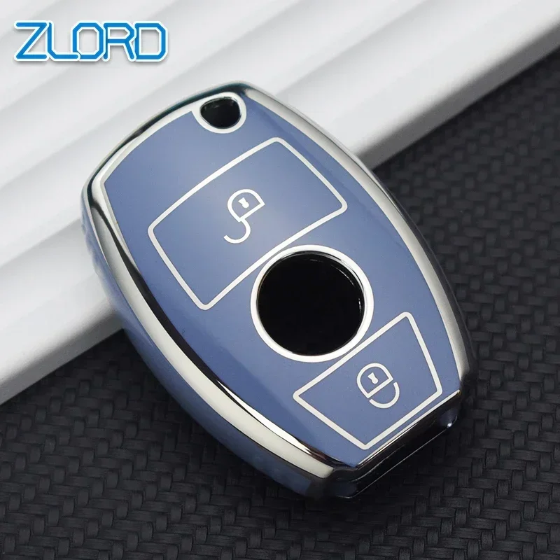 Мягкий чехол из ТПУ для автомобильного дистанционного ключа брелок Mercedes Bnez CLA GLC