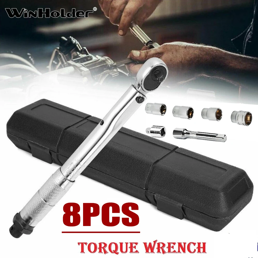 Winholder 8PCS Ratcheting Torque Wrench 1/2