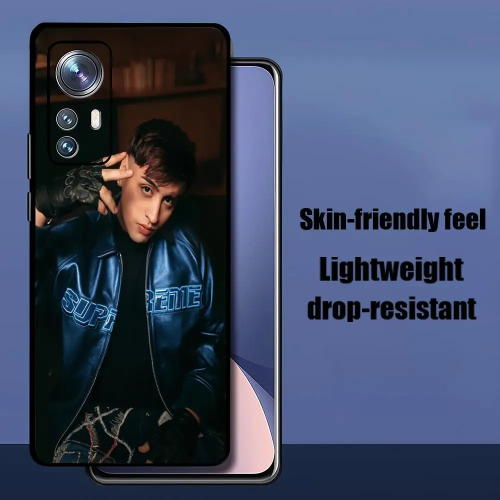 Фото Чехол для телефона T-Tiago для Xiaomi Redmi Note 15 14T 13Lite 12S 5g 4g Pro Plus, мягкий чехол, черный, Rapper PZK, полная защита №4
