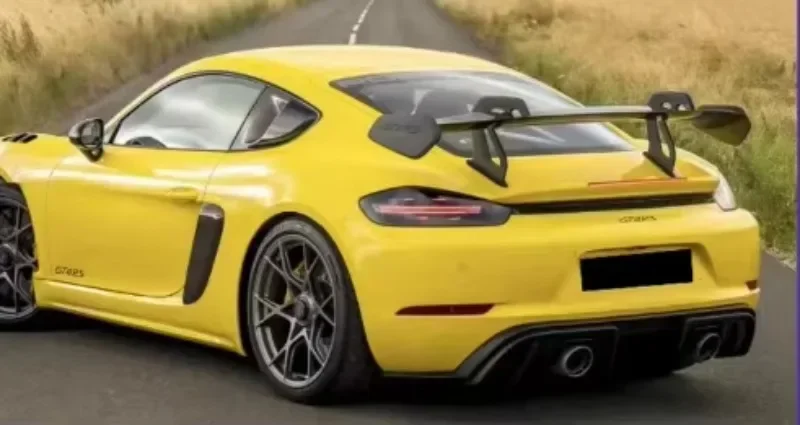Новый! Сухое углеродное волокно для Porsche 718 Cayman GT4RS GT Стиль из настоящего