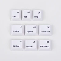 pbt keycaps mac compatible kit mx style keycaps 9 keys ctrl opt cmd control option command 1u 1 25u diy cherry profile