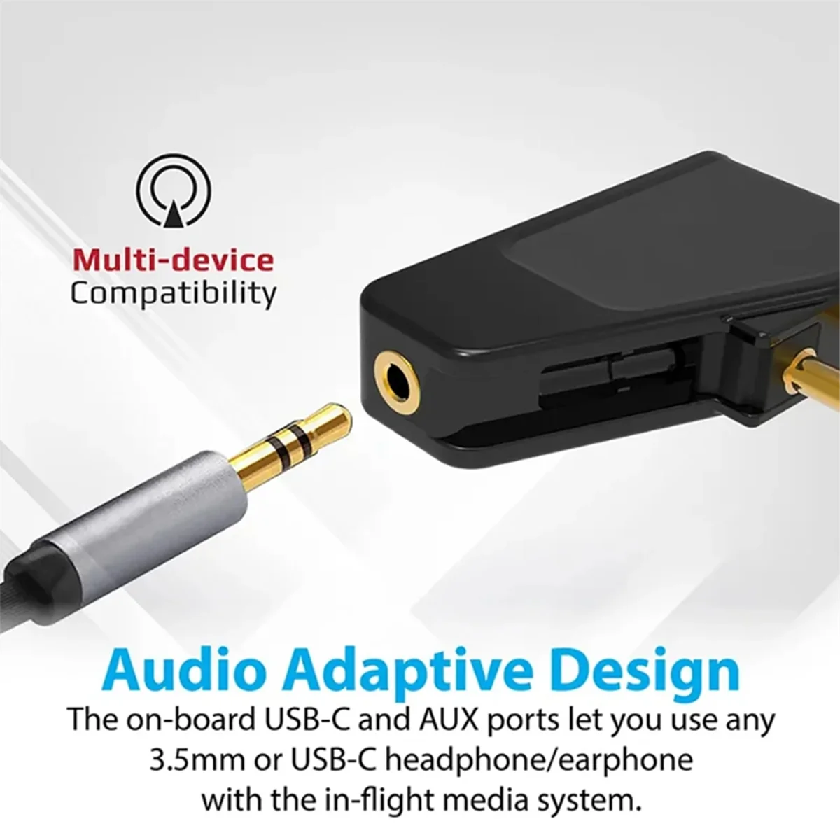 Bluetooth 5 3 адаптер для самолета авиакомпании передатчик A2DP беспроводных