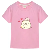 cartoon sumikko gurashi t shirts for girls cute boys clothes japanese style printed kawaii t shirt kid 100cotton fashion casual