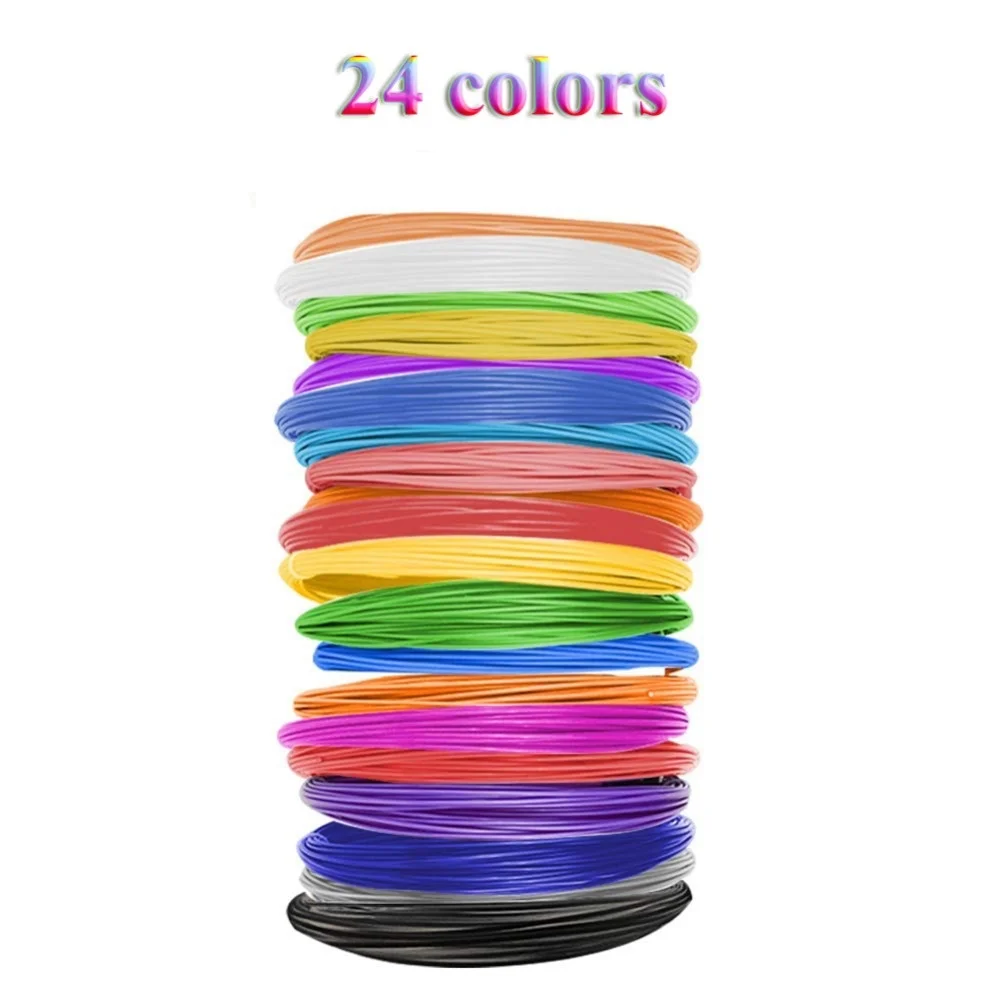 

PLA Filament 120m 3D Printing Material 3D Pen Refill 1.75mm Filamento PLA No Smell For 3D Impresora Drawing Printer Penci