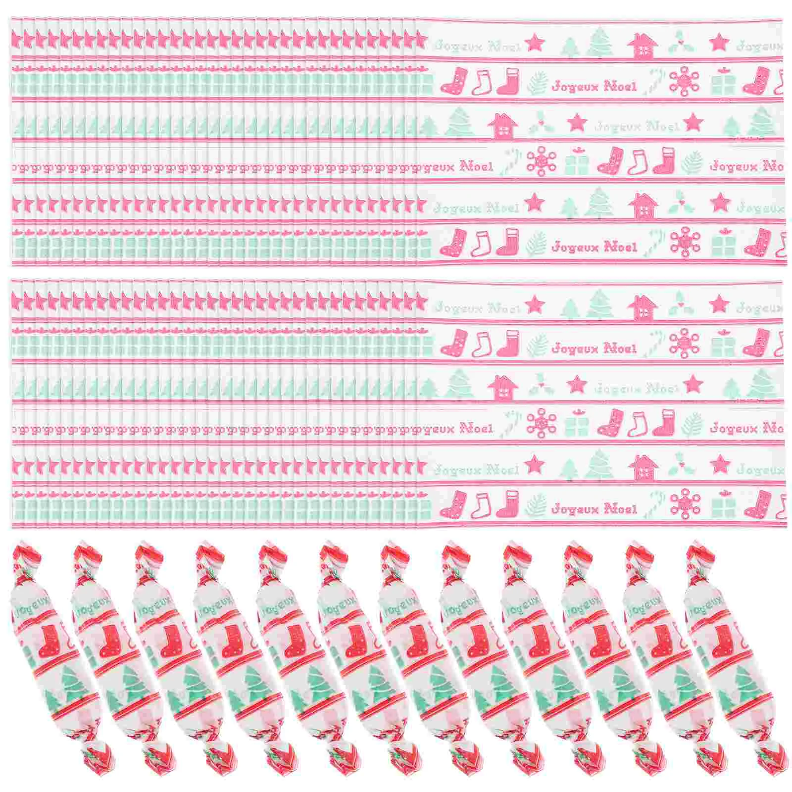 

Candy Paper Christmas Wrapping Wrapperswrapper Nougatsugar Hard Supplies Party Chocolate Bag Twisting Wax Caramel