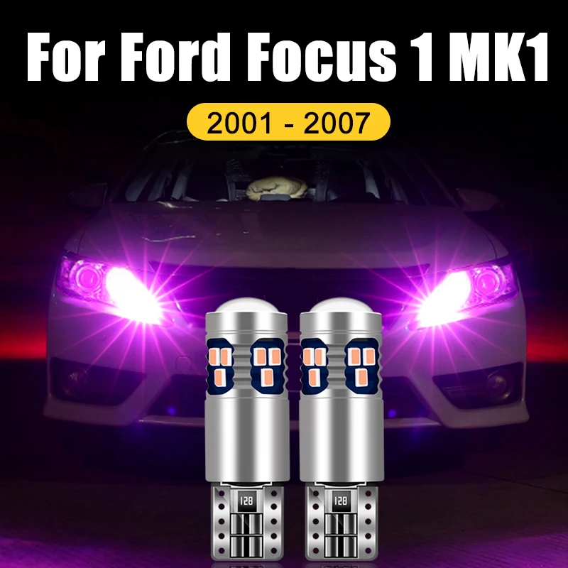 

For Ford Focus 1 MK1 2001 2002 2003 2004 2005 2006 2007 2PCS T10 12V W5W LED Car Clearance Lights Parking Lamps Width Bulbs
