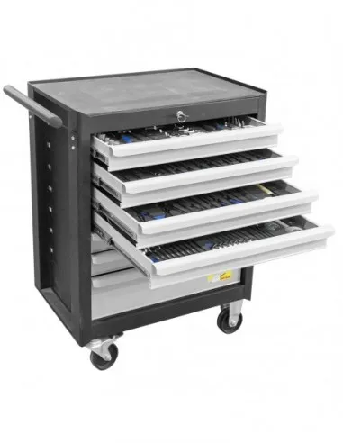 Тележка для инструментов JBM 53559 7 ящиков серого цвета |