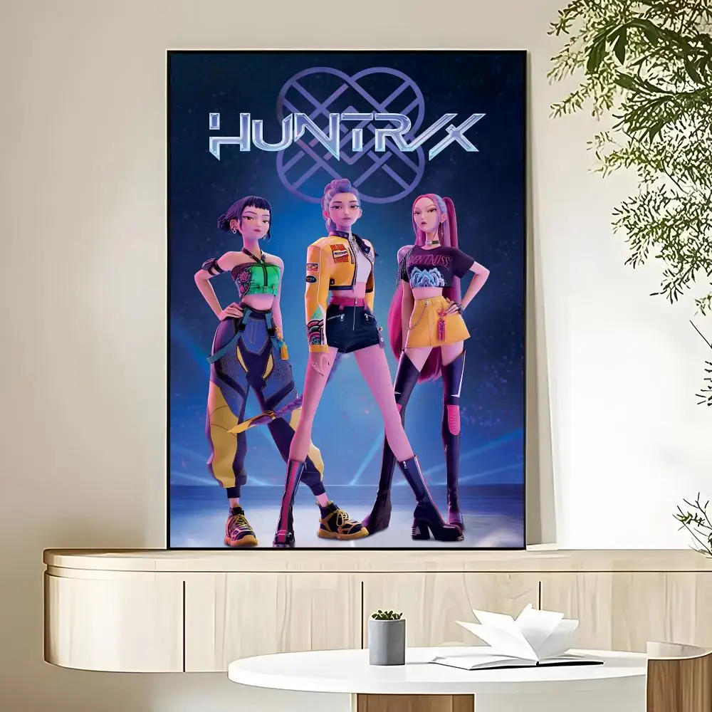 Постер KPop Demon Hunters HD Art, водонепроницаемый, для дома, гостиной, спальни, бара, эстетическое украшение (art.: 3920da8fadd99) - 3920da8fadd99