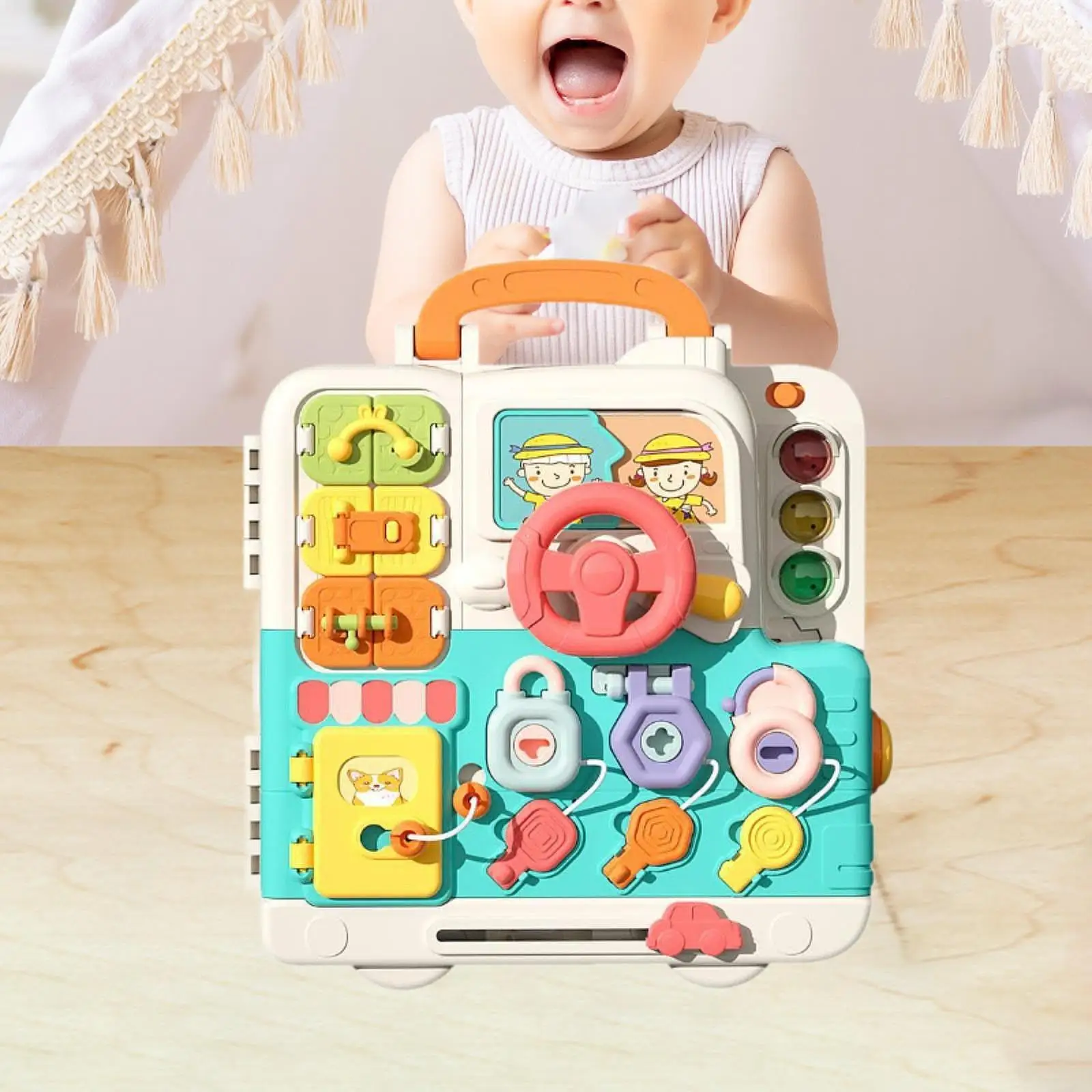 Доска для переключателя Монтессори со светодиодным переключателем света