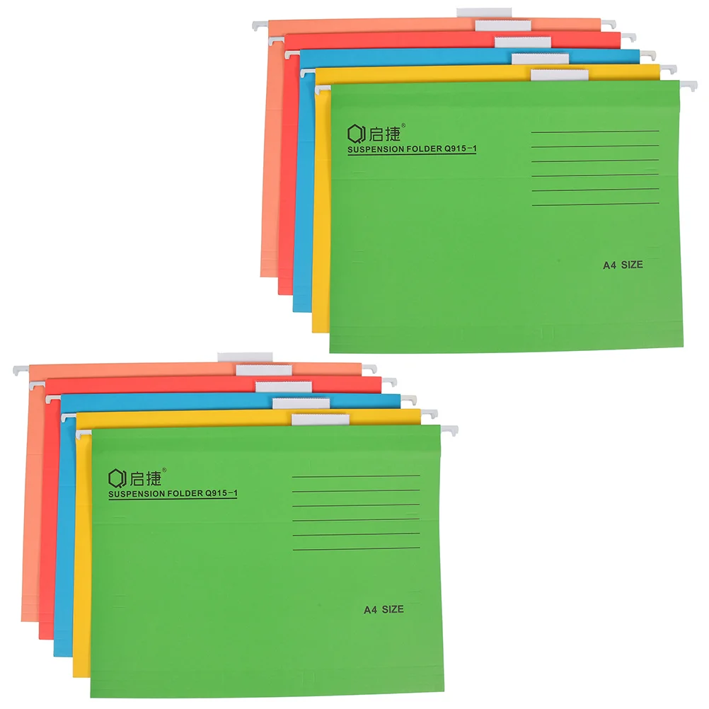 

Folder File Folders Hanging Proper Size Portable Receipt Pouch Colorful Coupon Holder