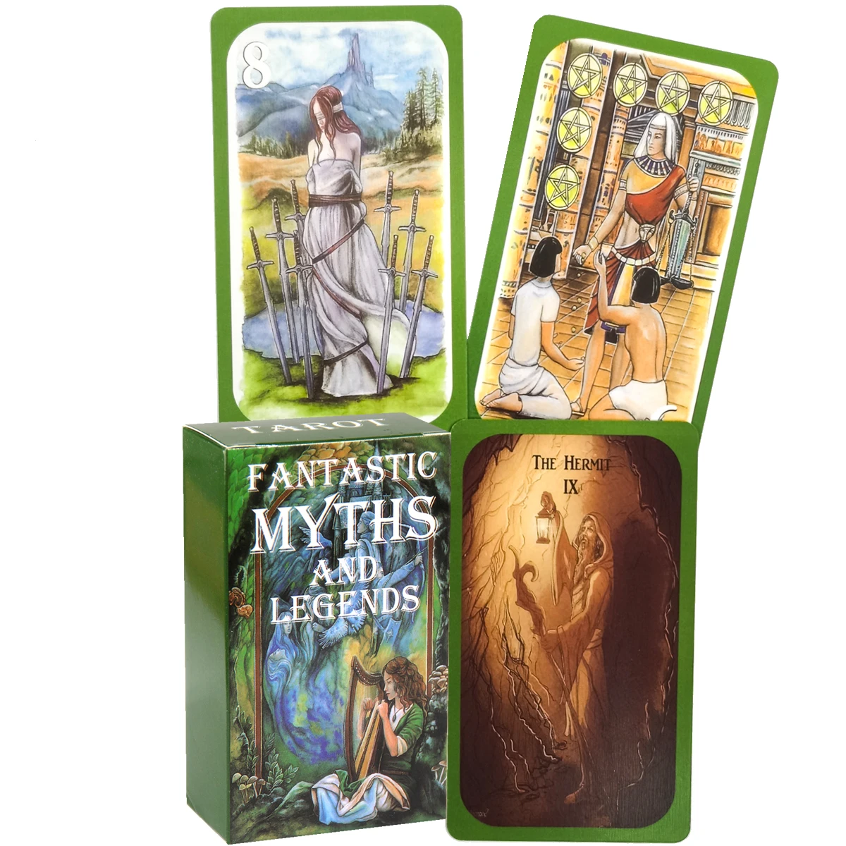 

New Tarot Deck The Fantastic Myths And Legends Tarot By JS Moore Card Game Board For Adult Family Oracle For Fate Divination