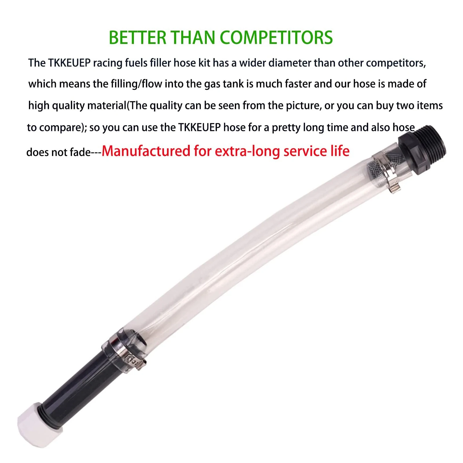 Топливный наполнитель для шланга VP Racing 14 дюймов топливный контейнер Jegs LC2 Jugs -