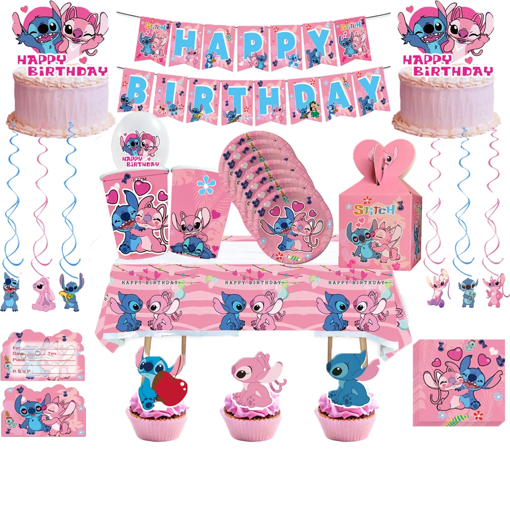 

Одноразовые столовые приборы в розовом цвете, детские праздничные шары, баннер, спиральный Топпер для торта, бумажная тарелка для детей, тов...