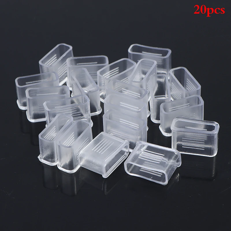

20pcs Rubber Whistle Cover Mouth Protector Accessories White Whistle Cushioned