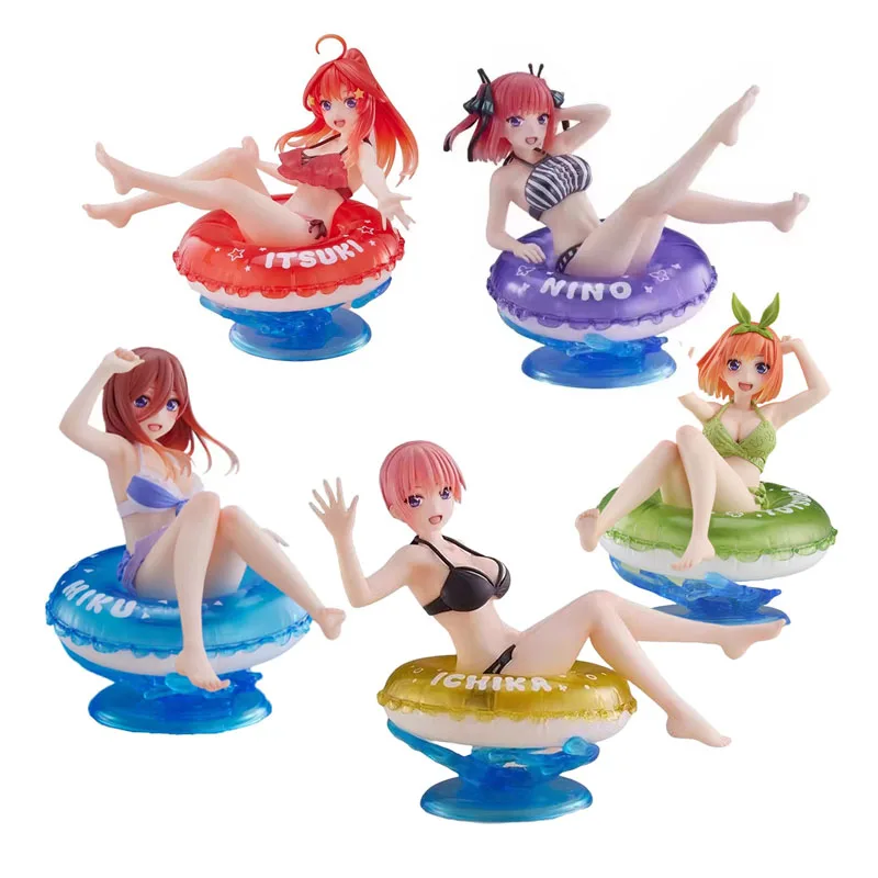 

In Stock Original TAITO Nakano Itsuki Aqua Float Girls The Quintessential Quintuplets Anime Figure Action Figures Model Doll Toy