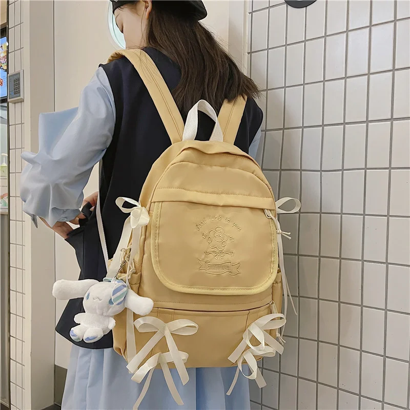 

Милые женские рюкзаки, нейлоновый школьный рюкзак для девочек-подростков, милые женские дорожные сумки для ноутбука