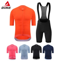 diike 2022 cycling jersey set classic mtb cycling bib shorts kit reflective custom bike clothes bicycle clothing maillot