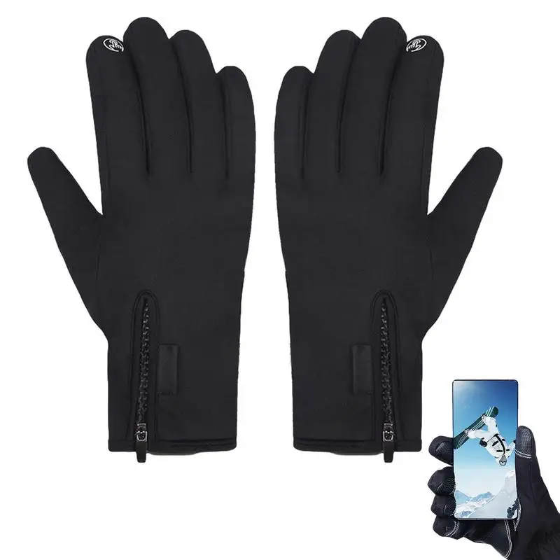 

Biking Gloves For Men Cycling Ski Thermal Gloves Waterproof Gloves Warm Touchscreen Gloves For Men Women Running Cycling