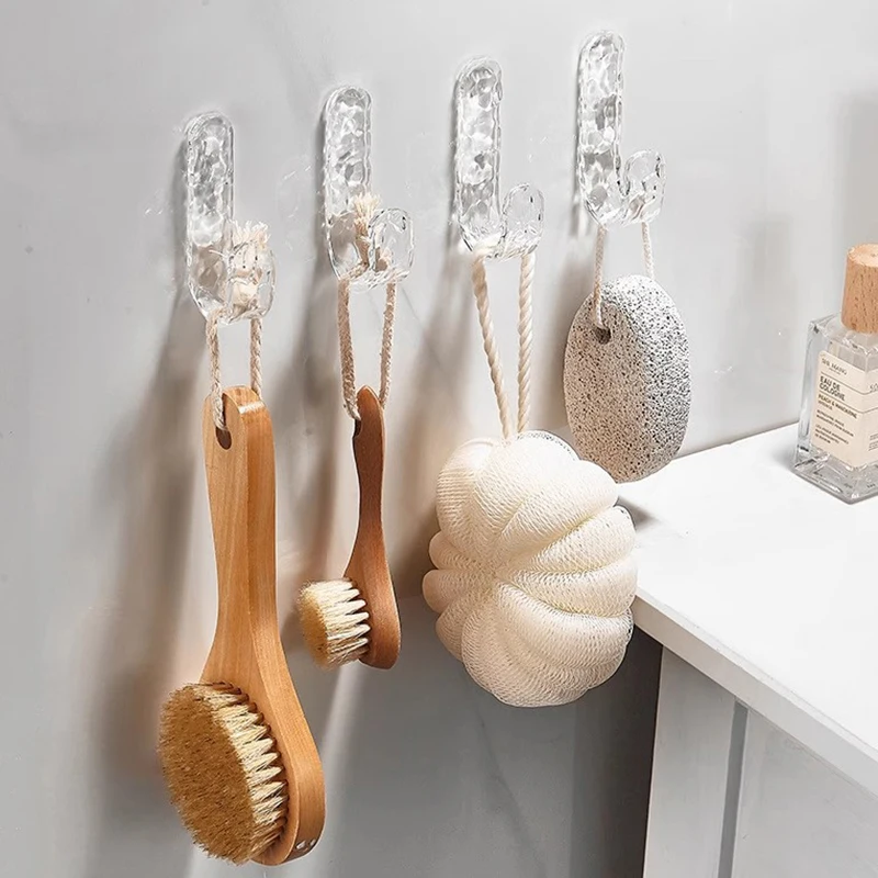 Акриловый роскошный настенный крючок для домашнего декора прочная клейкая